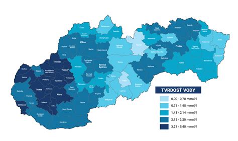 mapa kúpeľných oblastí na Slovensku