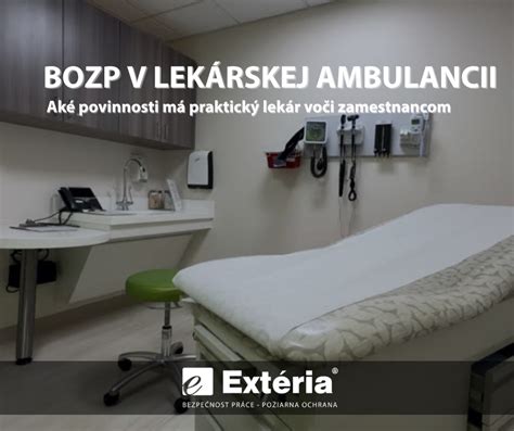 Lekár predpisujúci rehabilitáciu na ambulancii