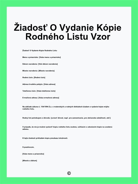 Ukážka úradného prekladu rodného listu