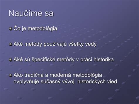 Metódy výskumu: schéma s prepojeniami