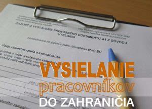 Infografika o procese vysielania zamestnancov do zahraničia
