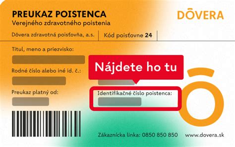 Príklad overenia stavu poistenca online