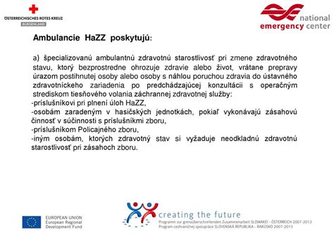Kritériá pre ambulantnú zdravotnú starostlivosť