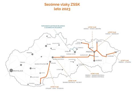 Mapa parkovísk ZSSK pre držiteľov ZŤP