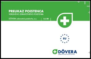 Ilustrácia európskej s prenosným dokumentom S1