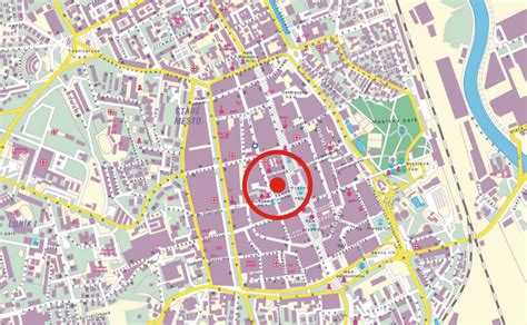 Mapa mesta Košice s vyznačenými trasami MHD