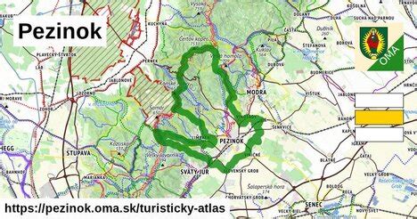 mapa okresu Pezinok