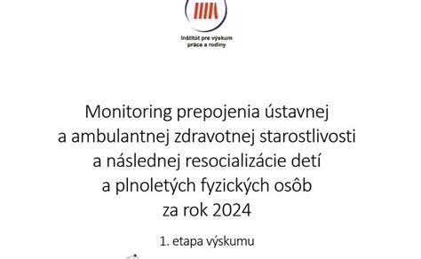 Miesto ústavnej starostlivosti v systéme sociálnoprávnej ochrany detí