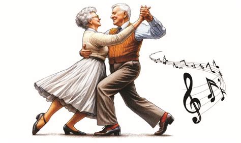 Pár seniorov tancuje v tančiarni pri živej hudbe