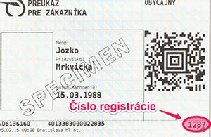 Registrácia a získanie preukazu ZSSK