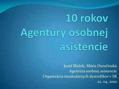 Logo agentúry osobnej asistencie