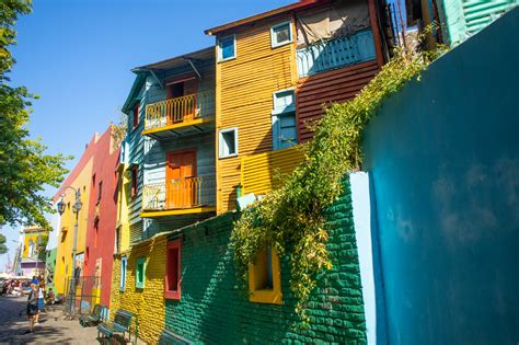 Farebná štvrť La Boca v Buenos Aires