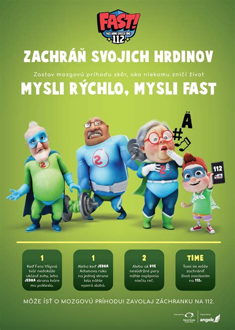 Príznaky mozgovej príhody podľa skratky FAST