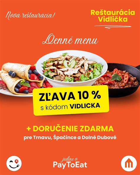 Tabuľka s denným menu