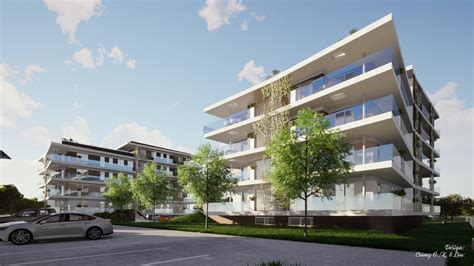 moderný bytový komplex s nájomnými bytmi