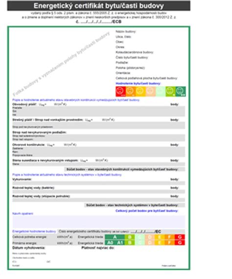 Porovnanie projektového hodnotenia a energetického certifikátu