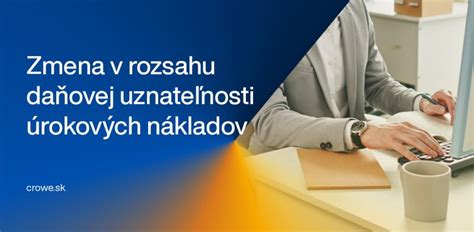 Prehľad bežných daňovo uznateľných nákladov