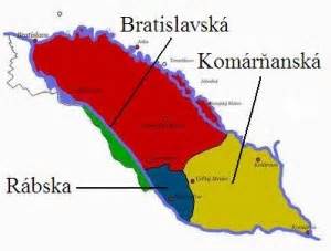 Mapa obce Klížska Nemá na Žitnom Ostrove