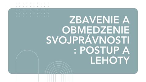 schéma právnej spôsobilosti a úlohy opatrovníka