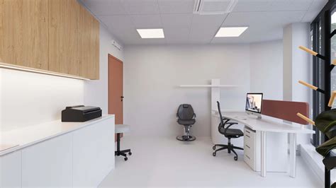 Interiér modernej rehabilitačnej kliniky s fyzioterapeutickým vybavením