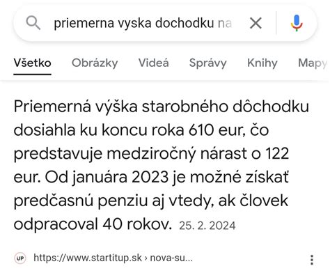 Priemerná výška invalidného dôchodku na Slovensku