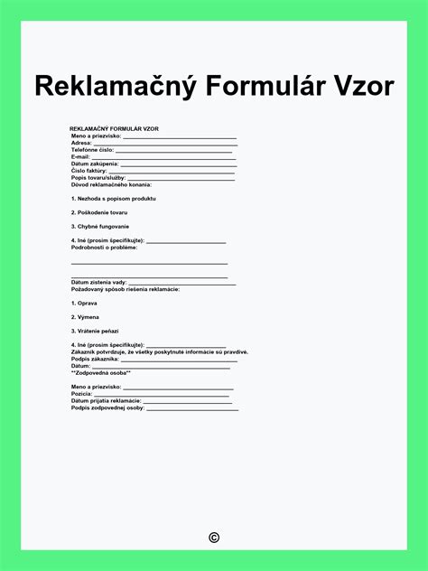 Úradný formulár a administratíva