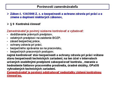 Kontrolný zoznam: Povinnosti zamestnávateľa pri PN