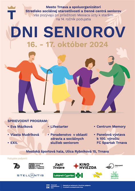 Ilustrácia seniorov zapojených do rôznych aktivít