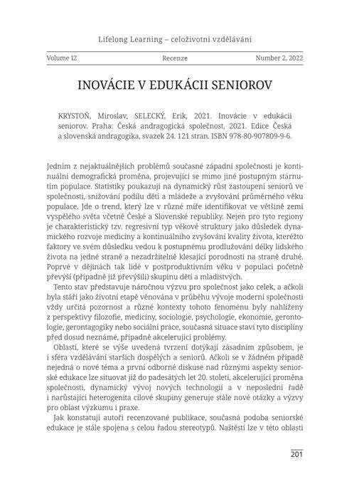 Graf výziev v edukácii seniorov