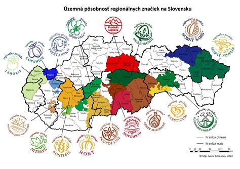 Mapa Slovenska: Regionálne športové organizácie