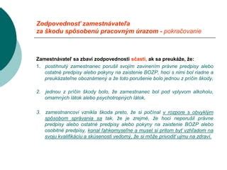 Infografika zobrazujúca rozlíšenie medzi pracovným úrazom a iným úrazom