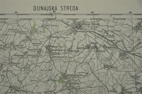 Mapa Dunajskej Stredy s vyznačenými penziónmi a domovmi pre seniorov