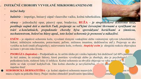 Charakteristické kožné prejavy endokarditídy