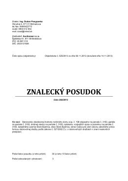 Znalecký posudok pre auto na úrade