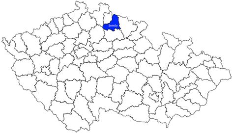 Mapa obce Hrochoť s vyznačeným zariadením