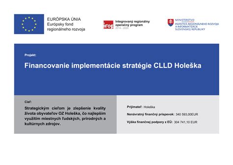 Schéma implementácie stratégie rozvoja vidieka