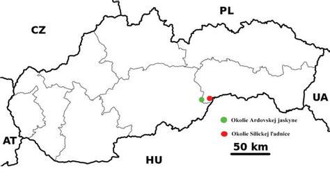 Mapa s vyznačením Karlovej Vsi