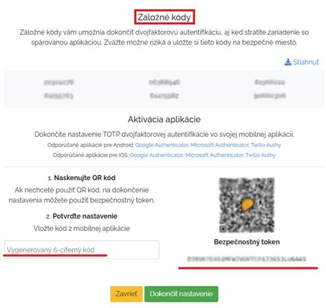 Schéma dvojfaktorovej autentifikácie