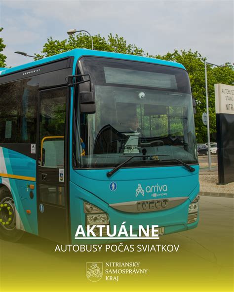 Mapa pokrytia autobusovej dopravy ARRIVA v Nitrianskom kraji