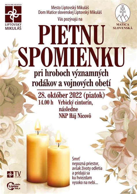Pietna spomienka na zosnulých členov vojenských klubov