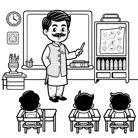 Ilustrácia stredovekej triedy s učiteľom a žiakmi