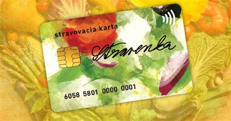 Vizualizácia elektronickej stravovacej karty a jej funkcií
