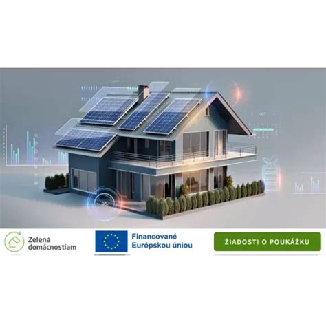 Vizualizácia fotovoltaickej elektrárne na streche zariadenia