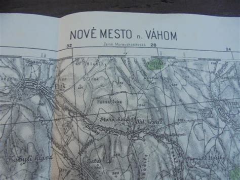 Mapa Vrbovej nad Váhom a okolitých obcí