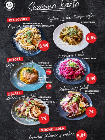 Ilustrácia: Výber jedál z denného menu