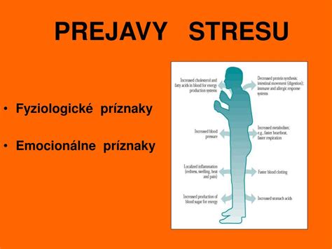 Tabuľka - Prejavy akútneho a chronického stresu