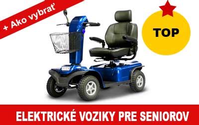 Elektrické vozíky pre seniorov