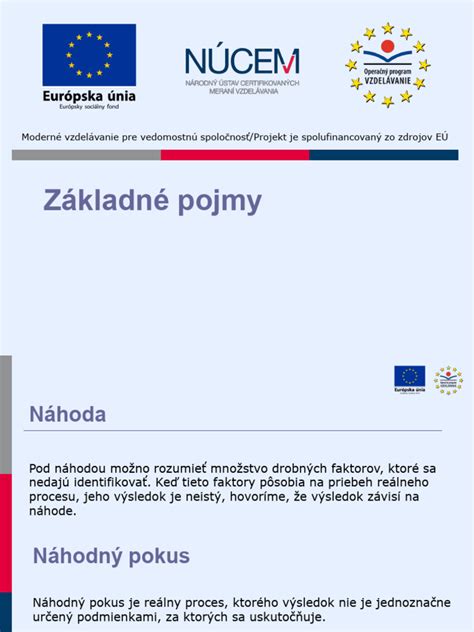 Základné pojmy a legislatíva v oblasti PN