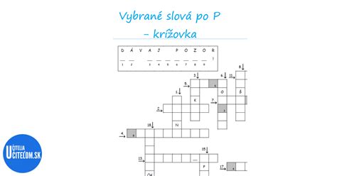 Infografika s rôznymi typmi hlavolamov (krížovka, sudoku, osemsmerovka)