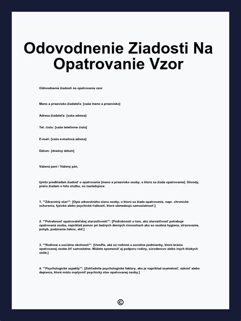 Proces podávania žiadosti o príspevok na opatrovanie